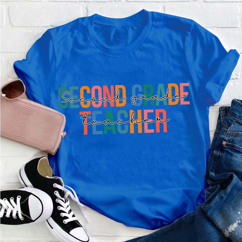 Personalized Grade Teacher T-Shirt