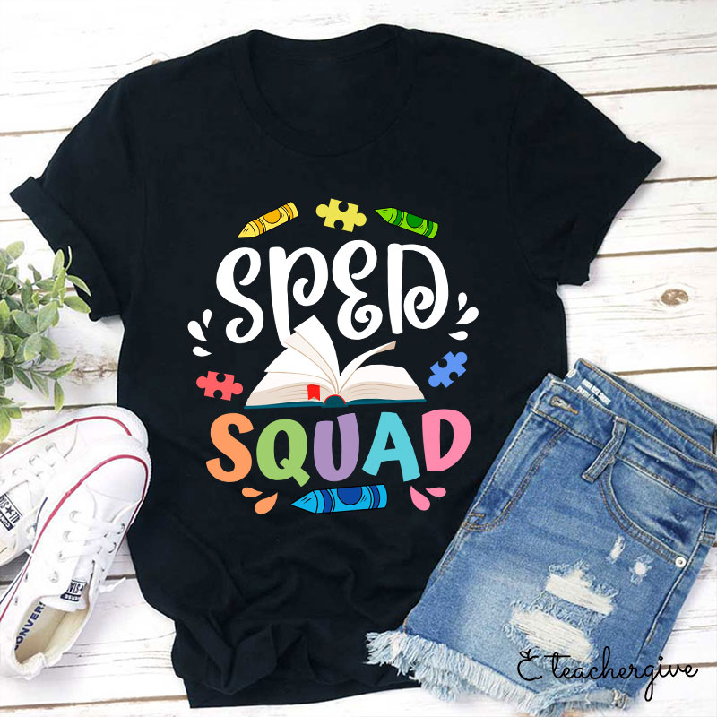 Sped Squad Book   T-Shirt