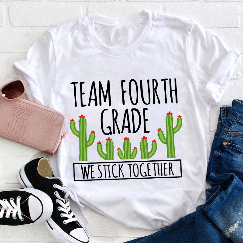 Personalized We Stick Together Teacher T-Shirt