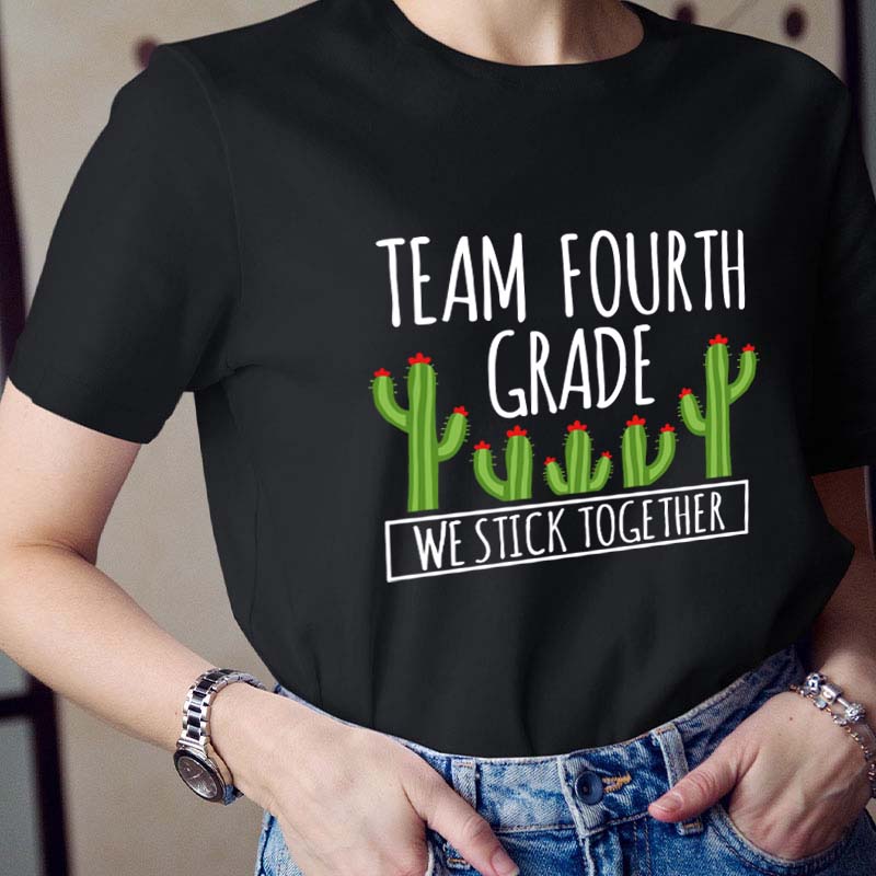 Personalized We Stick Together Teacher T-Shirt