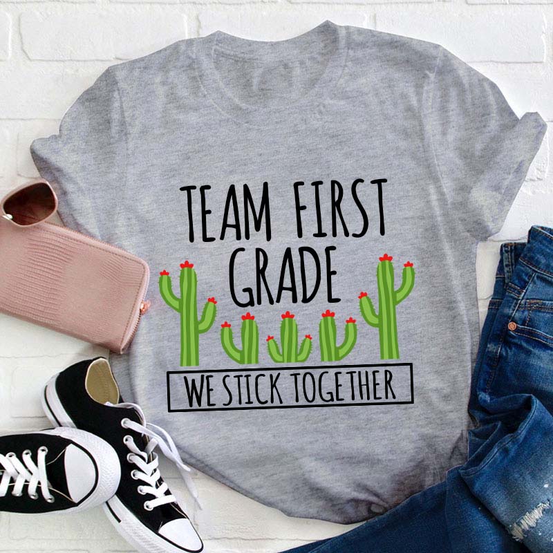Personalized We Stick Together Teacher T-Shirt