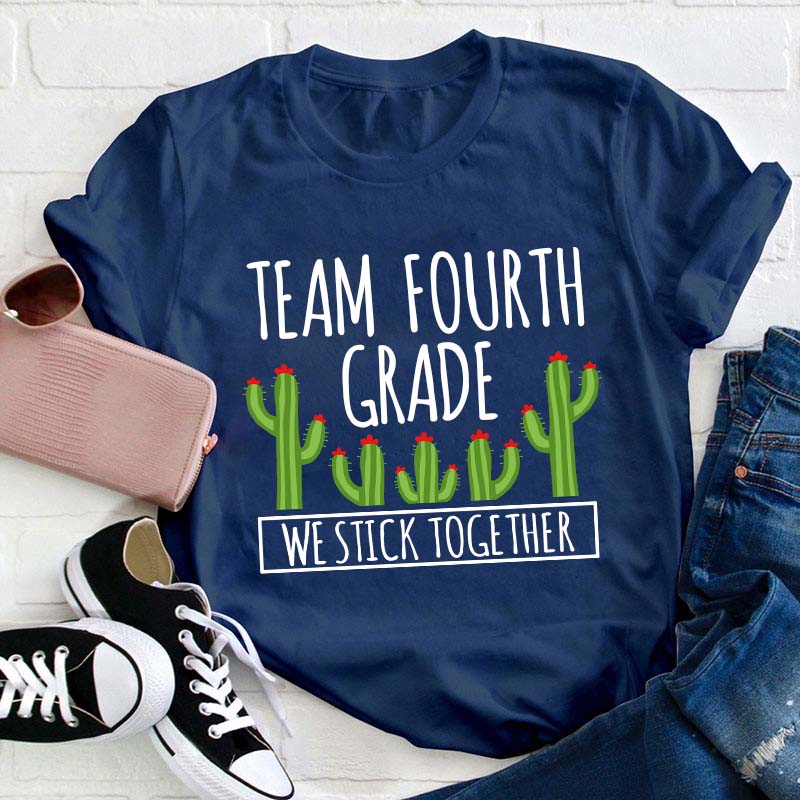Personalized We Stick Together Teacher T-Shirt