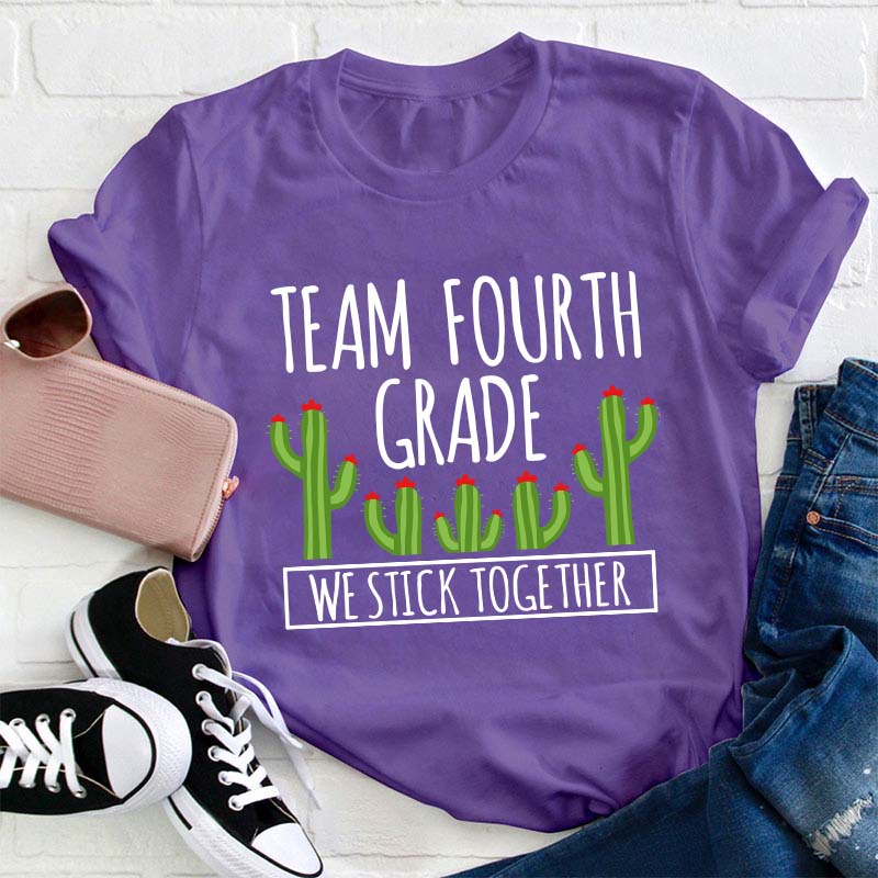 Personalized We Stick Together Teacher T-Shirt