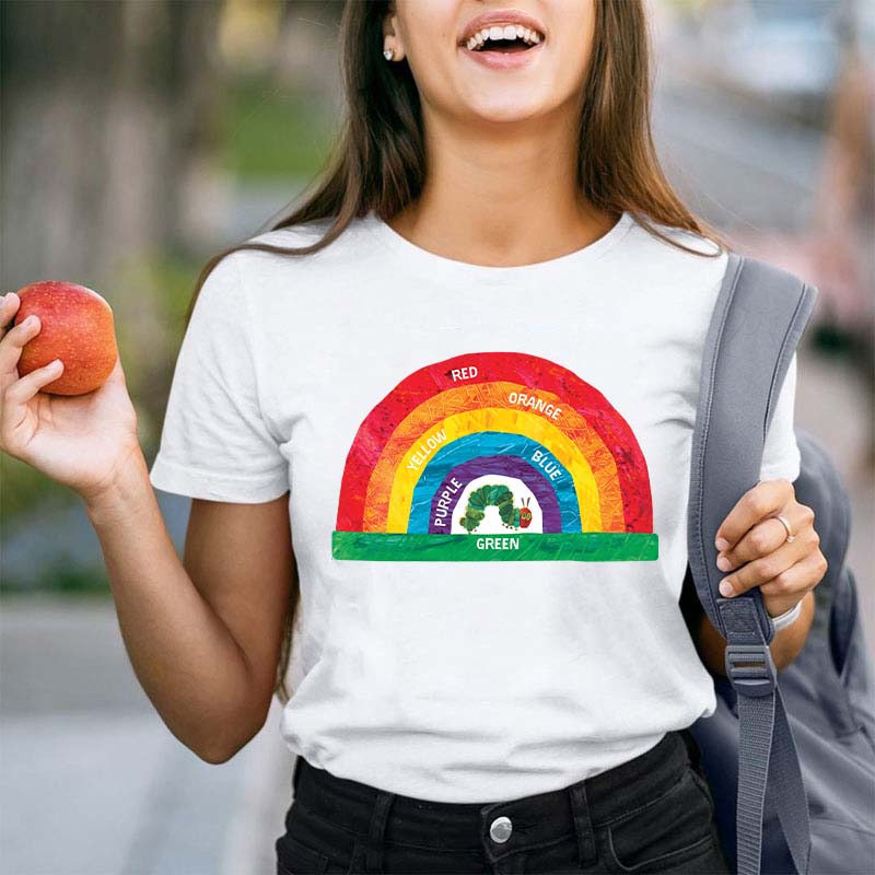 VHC Beautiful Rainbow Filled With Colors Teacher T-Shirt