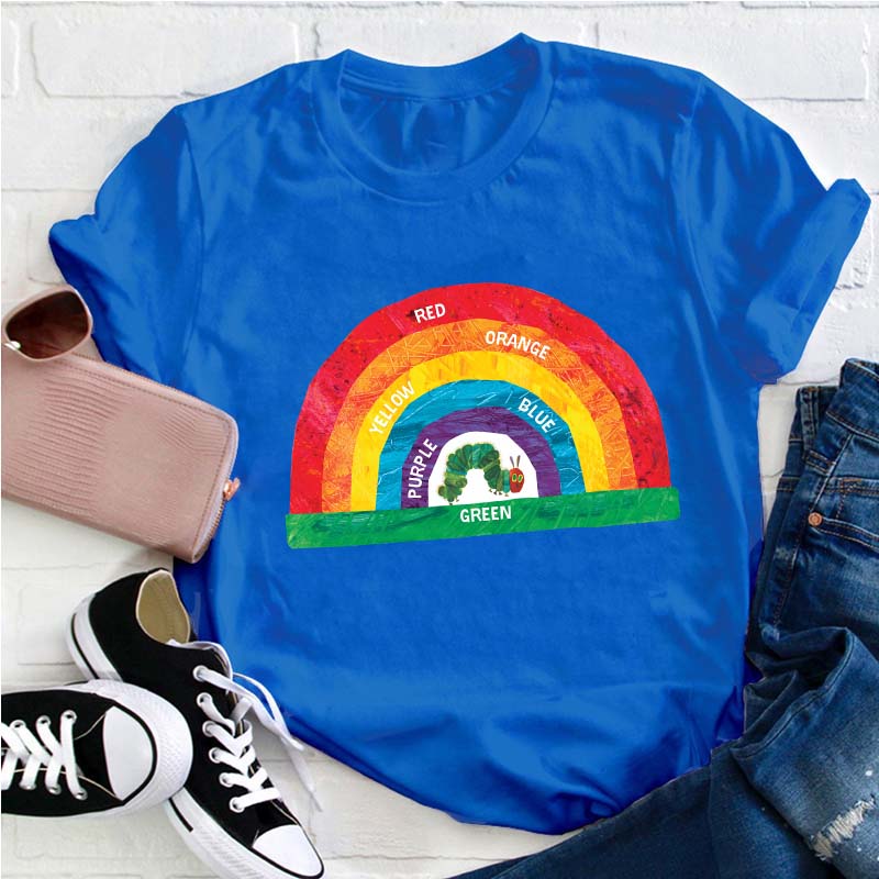 VHC Beautiful Rainbow Filled With Colors Teacher T-Shirt