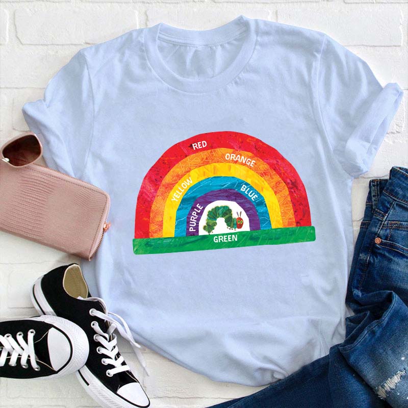 VHC Beautiful Rainbow Filled With Colors Teacher T-Shirt