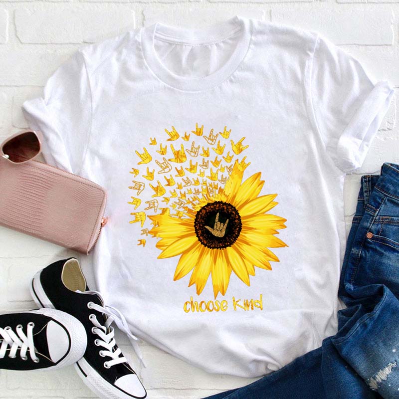 Choose Kind Teacher T-Shirt
