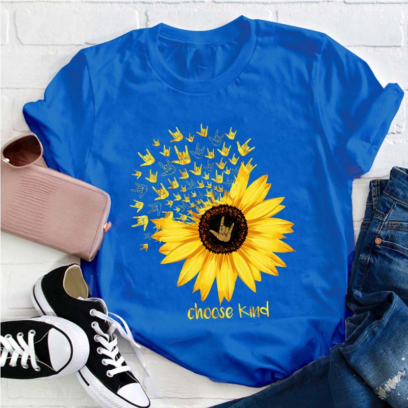 Choose Kind Teacher T-Shirt