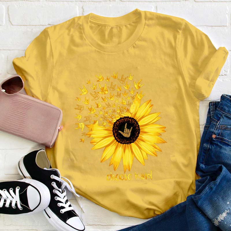 Choose Kind Teacher T-Shirt