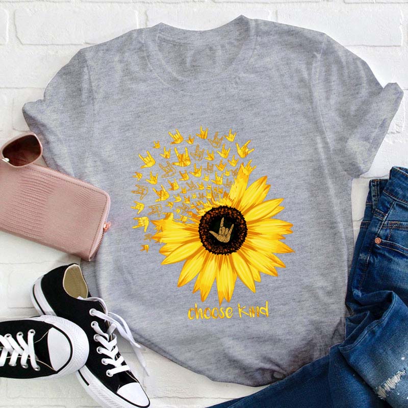 Choose Kind Teacher T-Shirt