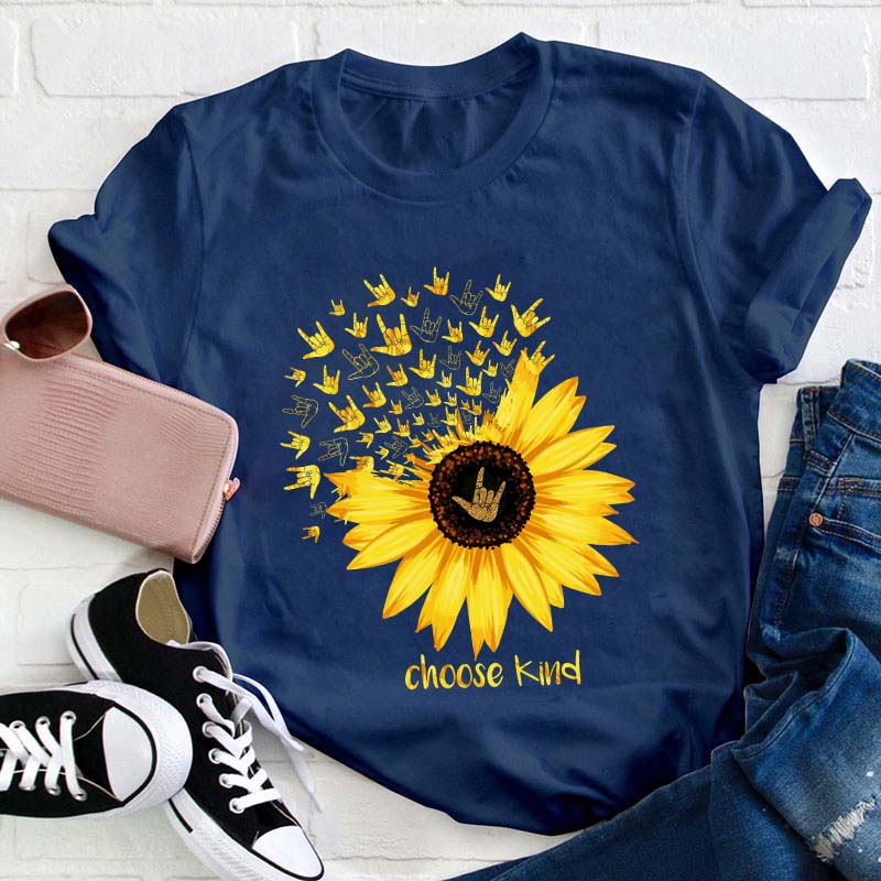 Choose Kind Teacher T-Shirt