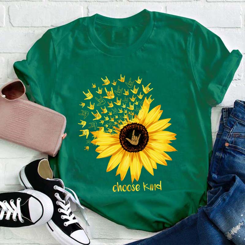 Choose Kind Teacher T-Shirt
