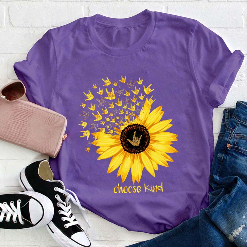 Choose Kind Teacher T-Shirt