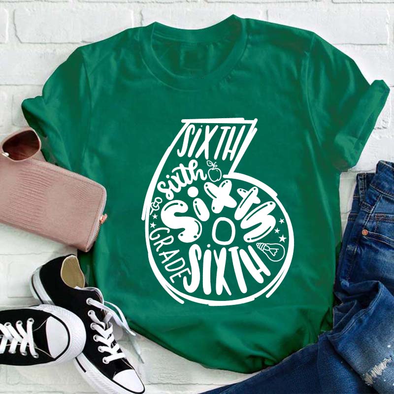 Personalized Grade Kindergarten Teacher T-Shirt