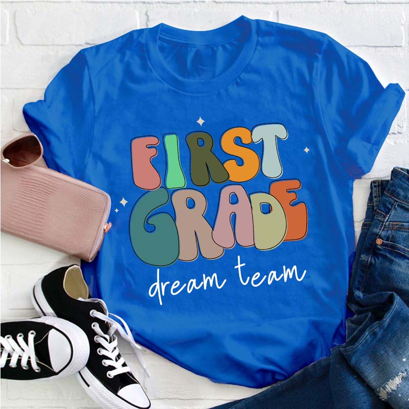 Personalized Flashing Letter Teacher T-Shirt