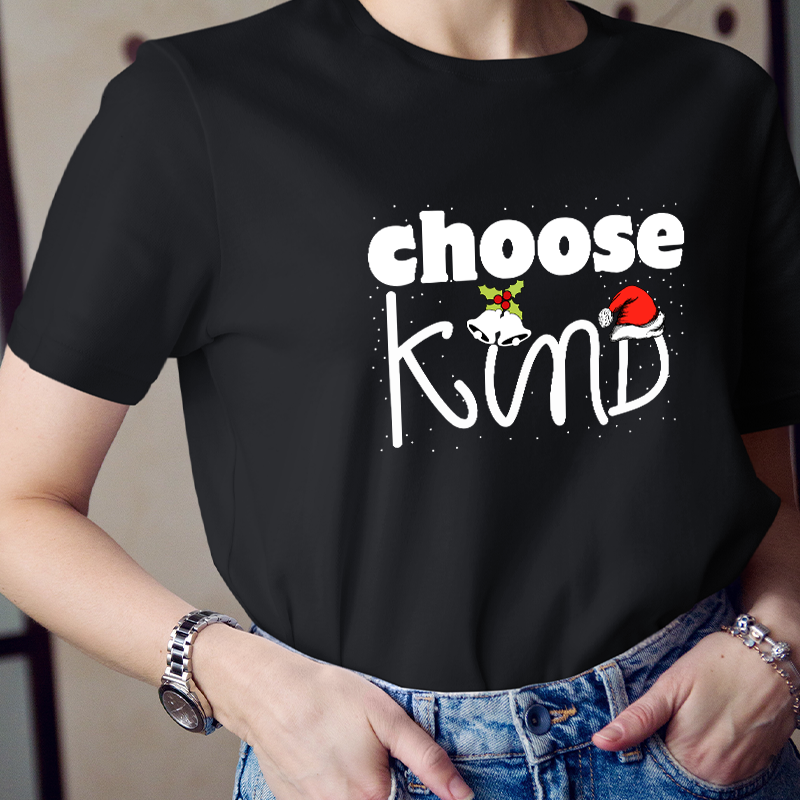 The Kind Santa Claus With A Kind Smile Teacher T-Shirt
