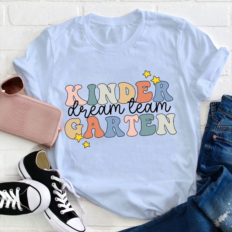 Personalized Grade Dream Team Teacher T-Shirt