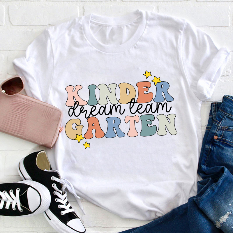 Personalized Grade Dream Team Teacher T-Shirt