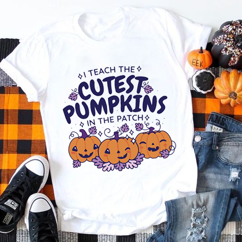 I Teach The Cutest Pumpkins In The Patch Halloween Shirt I Teach The Cutest Pumpkins In The Patch Halloween Shirt