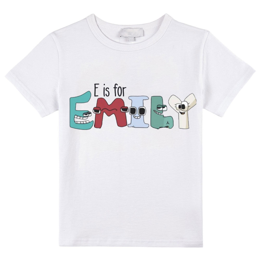 Personalized Funny Letters Kids T-Shirt