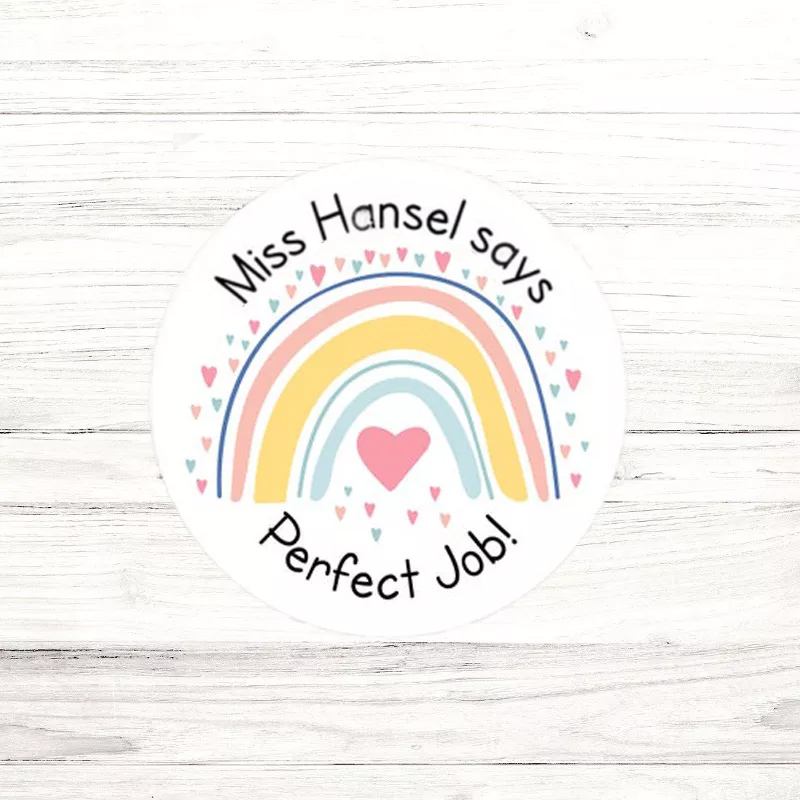 Personalized 175 PCS Perfect Job Stickers