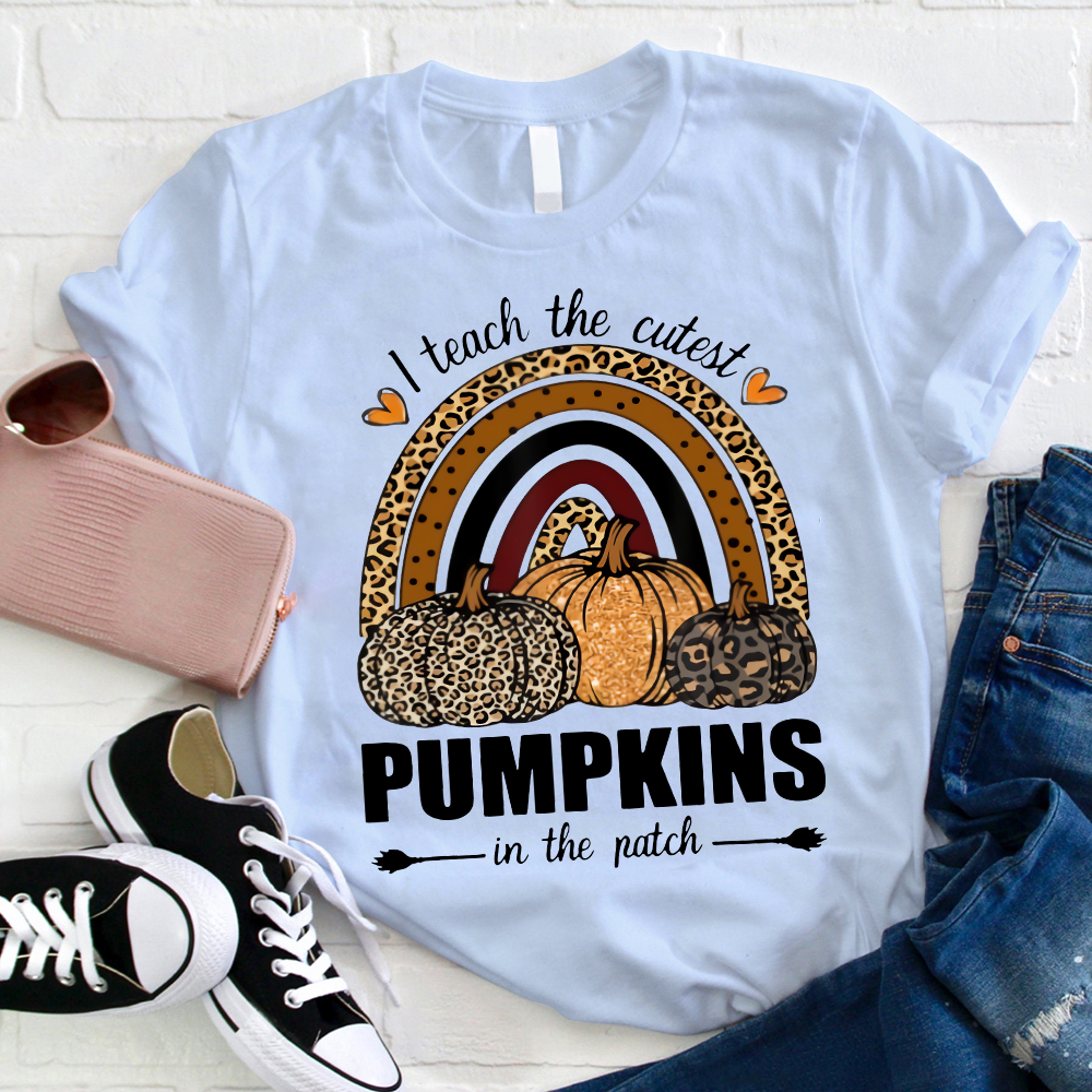 Leopard Pumpkins In The Patch T-Shirt