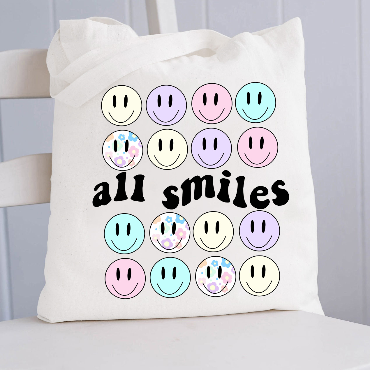 All Smiles Tote Bag
