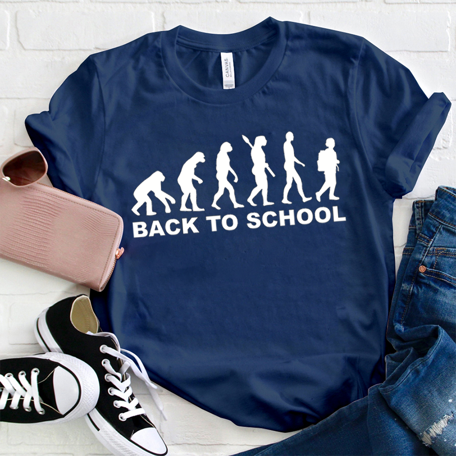 Back To School Human Evolution T-Shirt