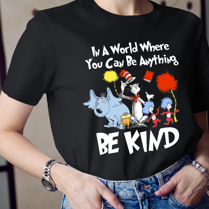 Elephant And Cat In A World Where You Can Be Anything T-Shirt