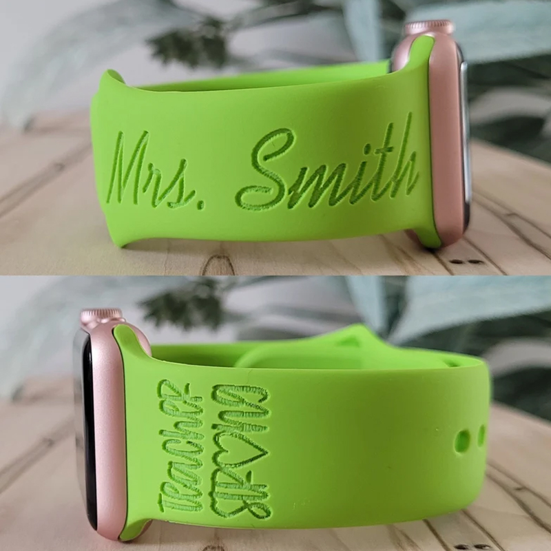 Personalized  Teacher Name Apple Watch Band