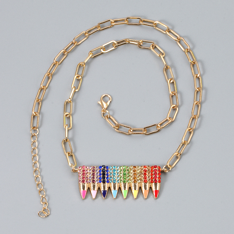 Colourful Pencil Necklace