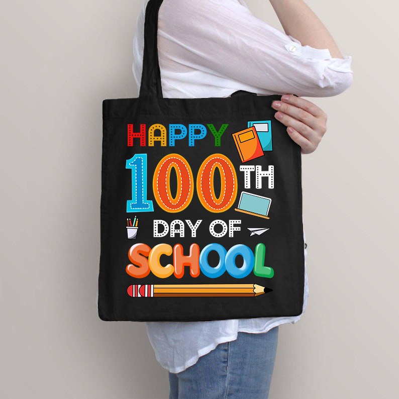 Happy 100th Day Of School Tote Bag
