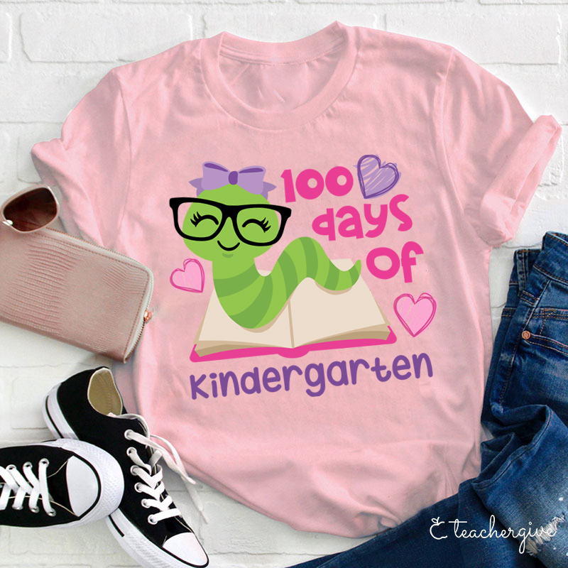 Personlized 100 Days Of Teach Teacher T-Shirt