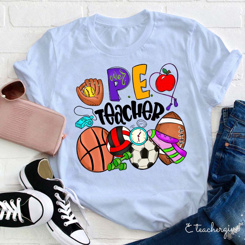 Gym Teacher Open Basketball Football Soccer Teacher T-Shirt