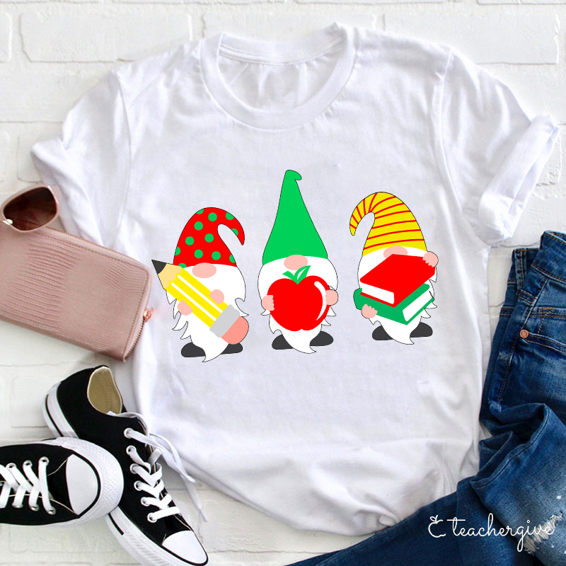 Gnomes Give You Your Equipments Teacher T-Shirt
