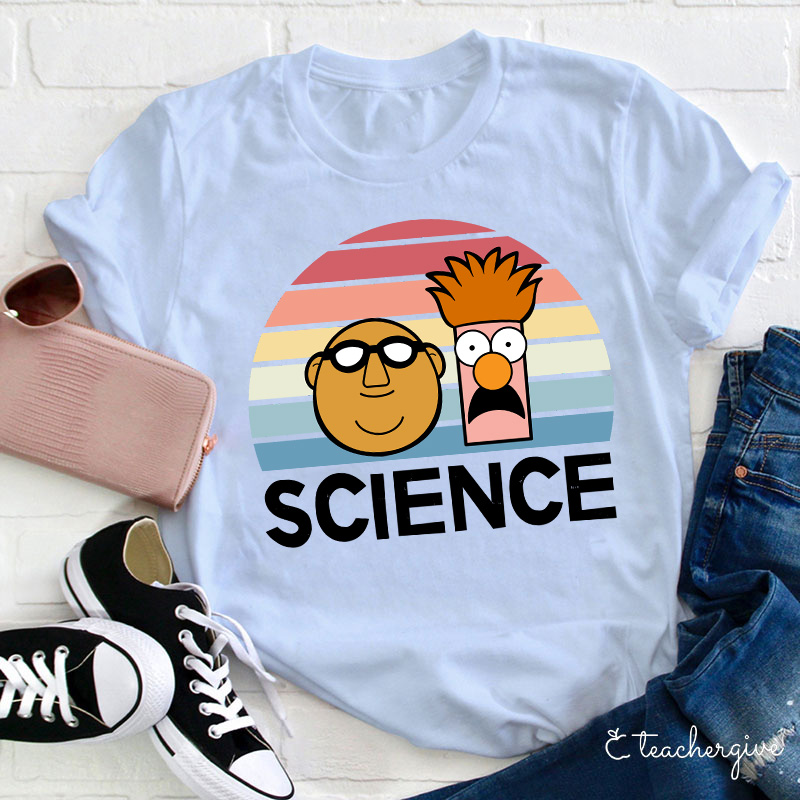 Bunsen And Beaker Science Teacher T-Shirt