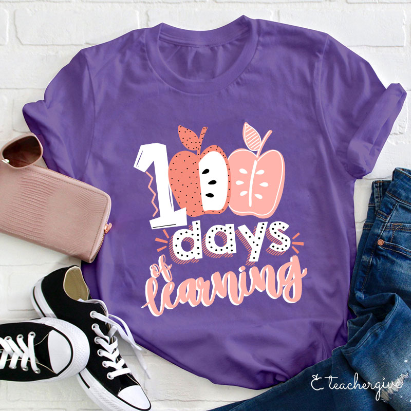 100 Days Of Learning Teacher T-Shirt
