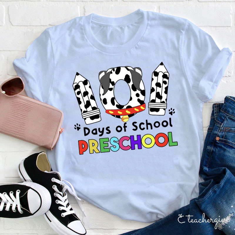 Personalized 101 Days Of School Teacher T-Shirt
