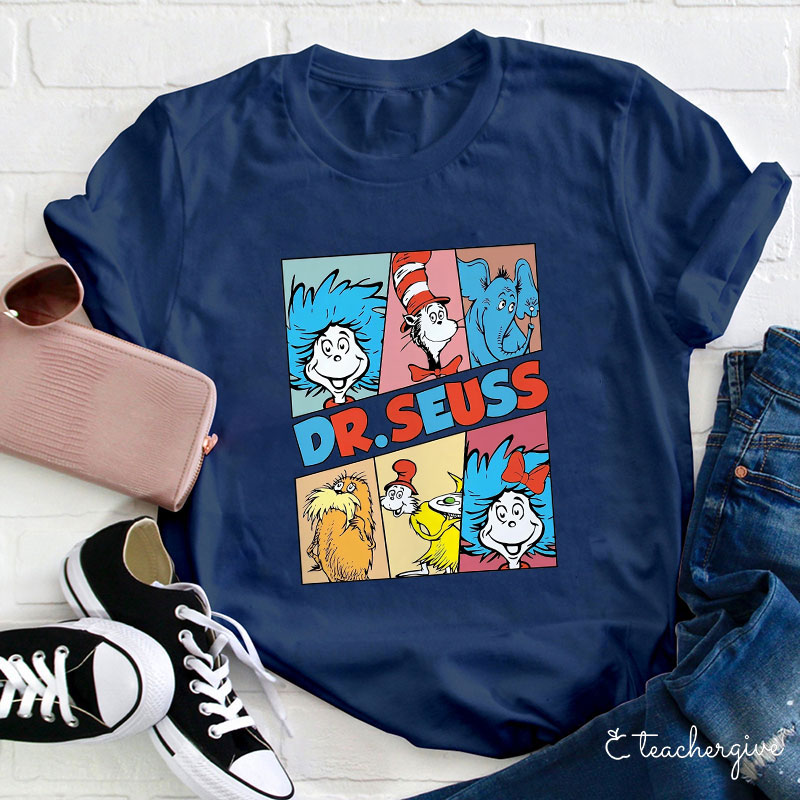 Dr. Seuss Squad Teacher T-Shirt