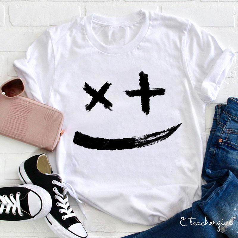 Funny Math Teacher Smile T-Shirt