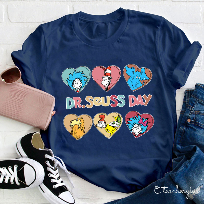 Dr. Seuss Day Teacher T-Shirt