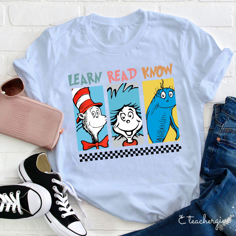 Learn Read Know Teacher T-Shirt