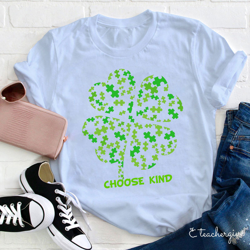 Choose To Be Kind Teacher T-Shirt