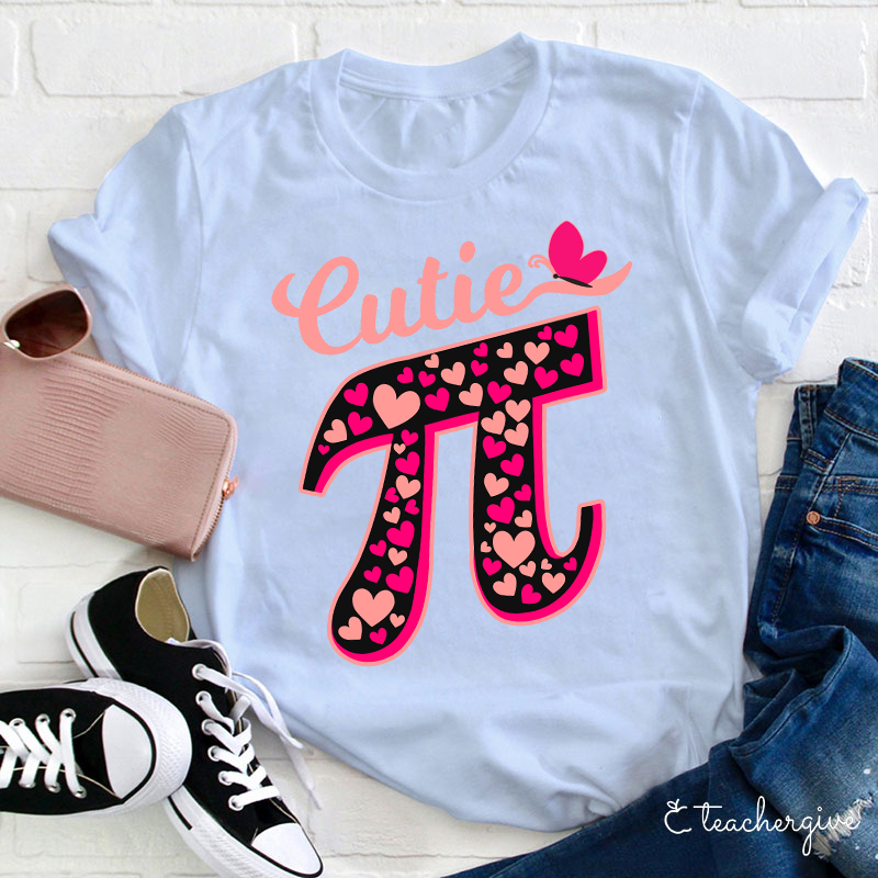 Cutie Pi The Number Math Teacher T-Shirt