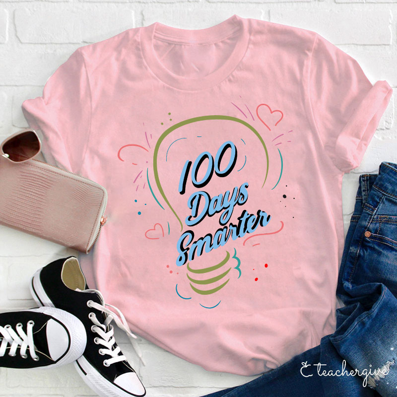 100 Days Smarter Teacher T-Shirt