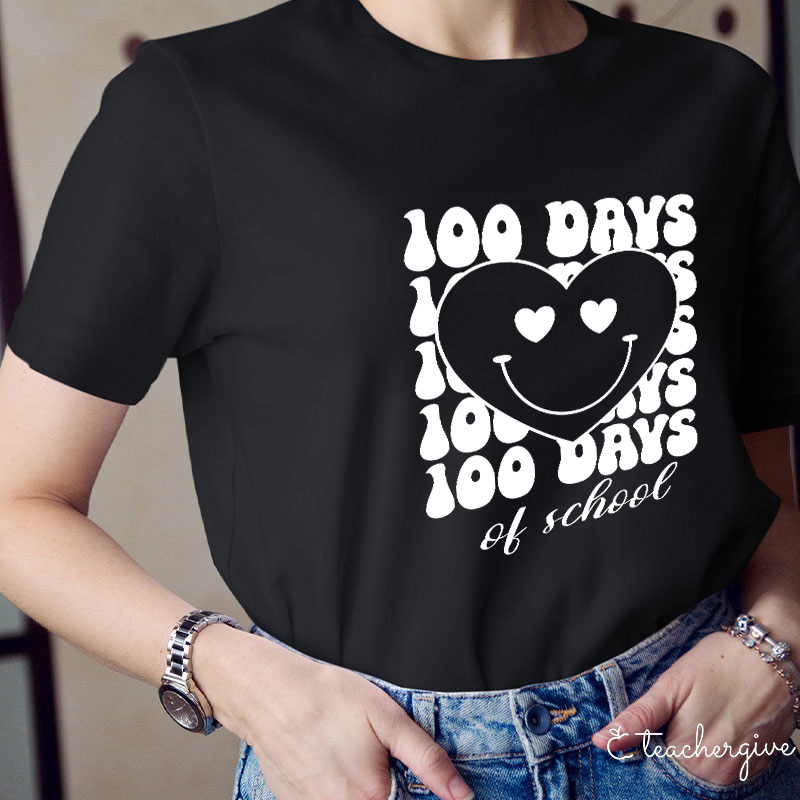 100 Days Of School Teacher T-Shirt
