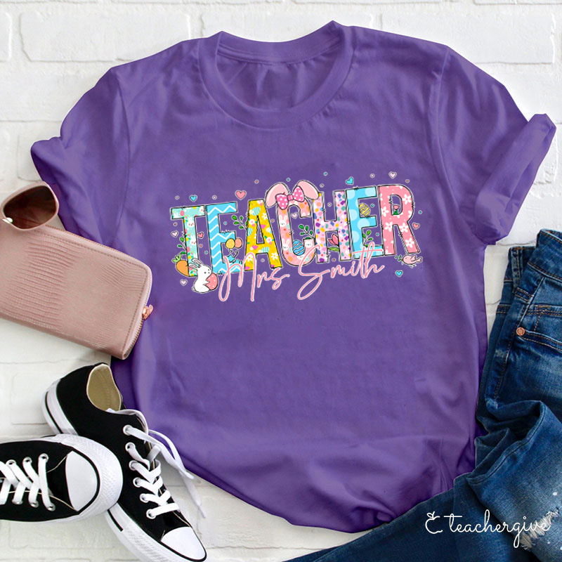 Personalized Teacher Name Teacher T-Shirt