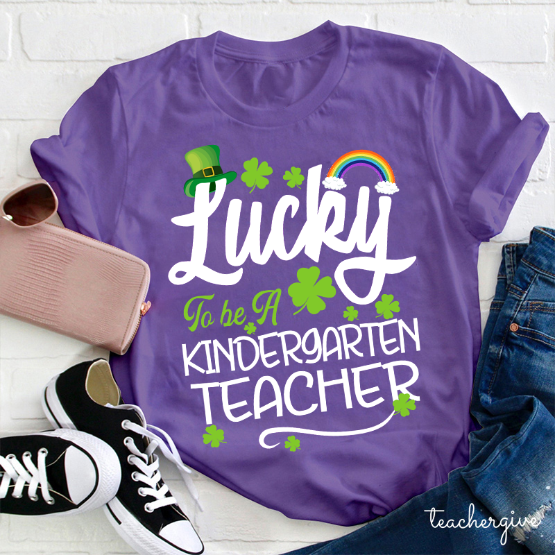 Personalized Lucky To Be A Teacher T-Shirt