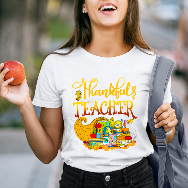 I'm A Thankful Teacher Teacher T-Shirt