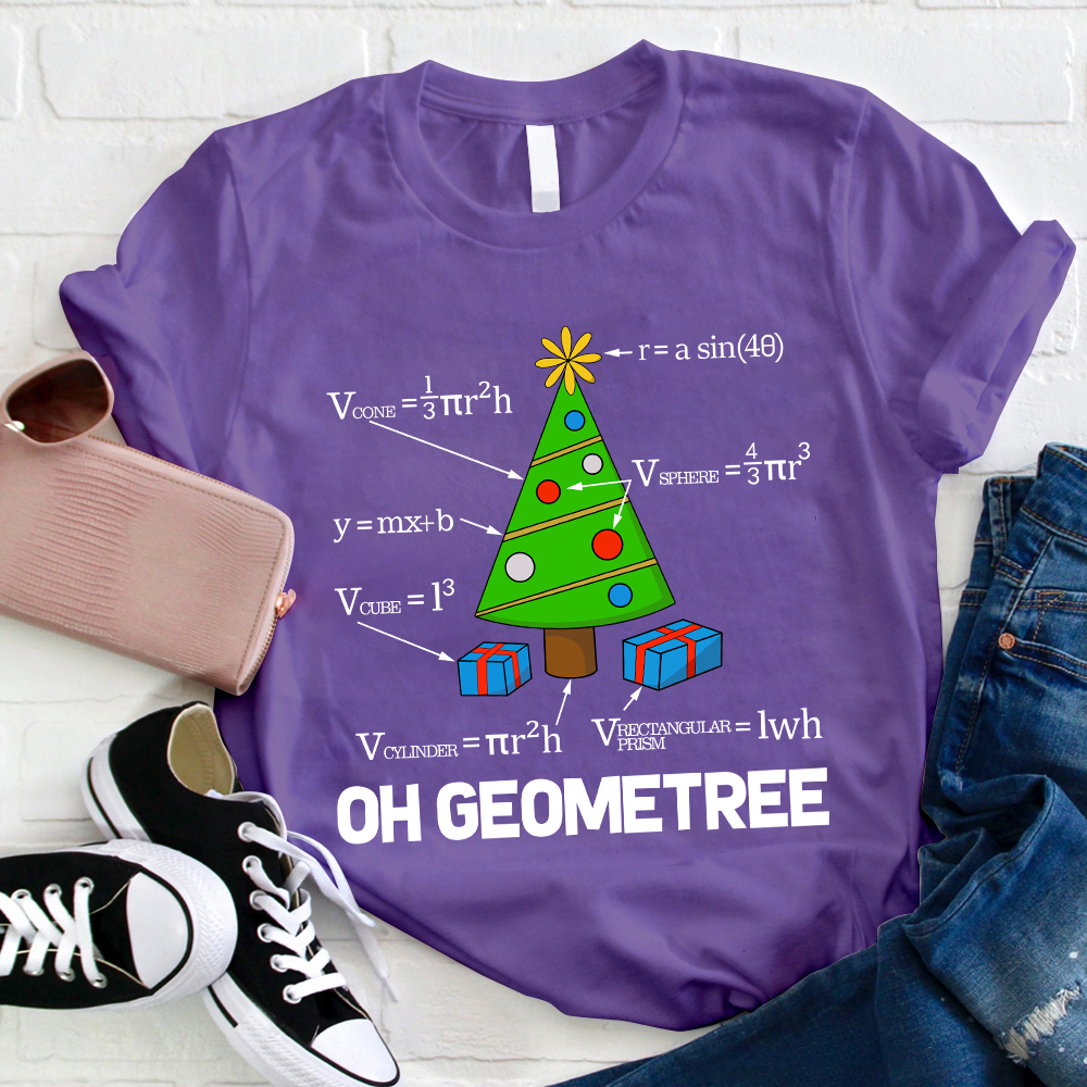 Christmas Oh Geometree T-Shirt